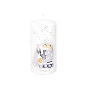 eoshop Sveča ZIMA PRAVLJICA VALJ Božič d7x14cm