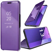 GS Ovitek za Xiaomi Redmi Note 13 Pro+, Clear View, vijoličen