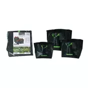 eoshop Zložljive vreče za vrtne odpadke, komplet 3 kosov (70/105/175 l)