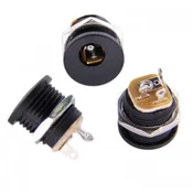 shumee VTIČNICA DC 2,5/5,5 ZA OHIŠJE D 12 mm, 2-DELNA