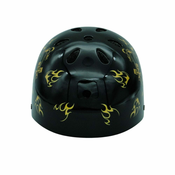 Alltoys Čelada Skull black-gold - velikost S