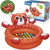 Bestway Red PANDA suhi bazen s lopticama 107x94cm + 50 loptica 52702
