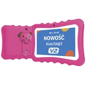 slomart Tablet Blow KidsTab 7 v2, 4/32GB, roza etui