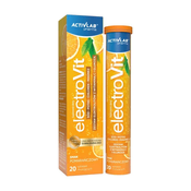 Elektroliti s mineralima i vitaminom C s okusom narance Activlab Pharma (20 šumecih tableta)