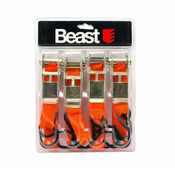 Beast Set 4x trakov za privezovanje za avto 3m – gurtna