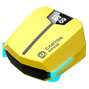 Canyon GTWS-2 gaming bežicne slušalice, Bluetooth, USB-C, žute (CND-GTWS2Y)