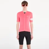 Dres Rapha Mens Core Lightweight Jersey High-Vis Pink/ White L