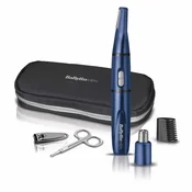 BABYLISS prirezovalnik nosu in ušes 7058PE (5 v 1 moder) - Ne - Nerjaveče jeklo - Da
