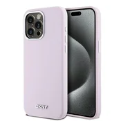 DKNY DKNY Liquid Silicone Small Metal Logo MagSafe - ohišje za iPhone 14 Pro Max (roza)