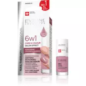 shumee EVELINE Nail Therapy Professional Care&Colour 6v1 balzam za barvanje nohtov - prašno roza 5 ml