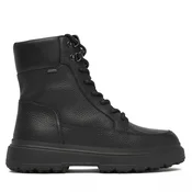 Gležnjarji Geox D Lamidie + Grip Abx D66XMA 46 C9997 Črna