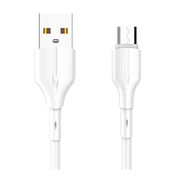 Data kabl LDNIO LS841 25W Fast micro USB beli 1m