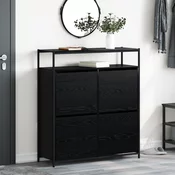 Ormar za cipele Crni hrast 100 x 34 x 112 cm Konstruirano drvo