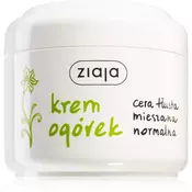 Ziaja Cucumber vlažilna krema za obraz s kumaro 100 ml za ženske