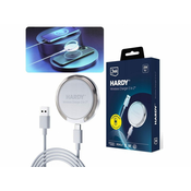 3MK 3mk HARDY Wireless Charger 2in1 15W White - Brezžični polnilec
