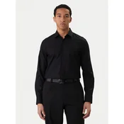HUGO Srajca Kenno 50555295 Črna Slim Fit