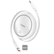 BASEUS BASEUS izvlečni kabel Free2Pull USB-C na USB-C 1m, 100W, bel