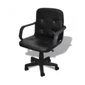 VIDAXL visoko kvalitetni luksuzni pisarniški stol, temno siv 59x 51x 81-89 cm