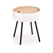 Konferencijski stocic AURA 45x38 cm beo/crn/bež