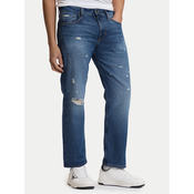 Guess Jeans Jeans hlače M5YA1B D6367 Modra Straight Fit