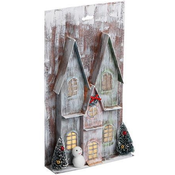 Stop &amp, Look: Božična papirnata hiša z lučjo 17x5x30cm