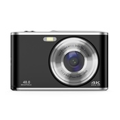 INF Digitalni fotoaparat 4K 48 MP spletna kamera s 16 x povečavo Black, (21278481)