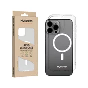 My Screen Protector silikonski ovitek MagSafe za iPhone 15 Pro - prozoren (Anti Yelowing)