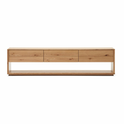 TV omarica v hrastovem dekorju 200x51 cm Alguema – Kave Home