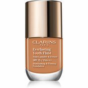 Clarins Everlasting Youth Fluid posvjetljujuci puder SPF 15 nijansa 112 Amber 30 ml