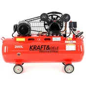 Oljni kompresor 200L 2 bata 400V KD407