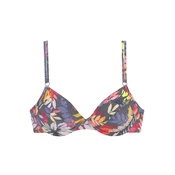 VIVANCE Bikini zgornji del rumena/kari/temno siva/rdeča