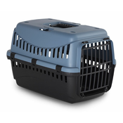 MP Bergamo ECO Gipsy Transporter za macke sa plasticnim vratima, XS, 39x26x25cm, Plavo-crni
