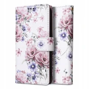 Tech-protect Wallet knjižni ovitek za Xiaomi Redmi Note 12 5G/Poco X5 5G, blossom flower