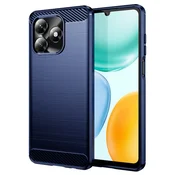TPU gel maska Brushed Carbon za Honor X5c Plus - plav
