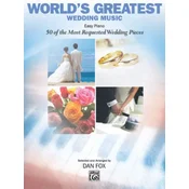 WORLDS GREAtest WEDDING MUSIC EASY PIANO