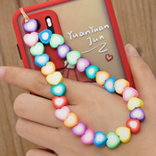 Zapestnica za telefon Colorized Hearts - najnovejši trend dekoracije pametnih telefonov