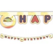 Procos Girlanda s transparentom Happy Birthday Vojna zvezd Mandalorian Yoda rojstni dan 200 cm