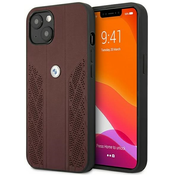 BMW Case BMHCP13SRSPPR iPhone 13 mini 5,4 red hardcase Leather Curve Perforate (BMHCP13SRSPPR)