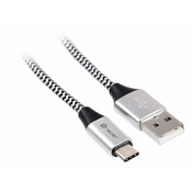 Tracer tracer kabel usb 2.0 tip-c a moški - c moški 1,0 m črno srebrn