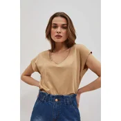 Marisse Womens T-Shirt L-Ts-4032 D.Beige