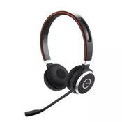 Jabra EVOLVE 65 MS Duo USB Headband, Bluetooth fonction, Noise cancelling, USB via Dongle, with mute-button and volume control on the headset, Busylight , Discret boomarm, Microsoft optimized (6599-823-309)