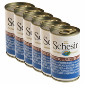 Schesir cat tuna s sledom v želatini 6x140 g