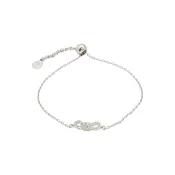 Swarovski Zapestnica srebrna/transparentna