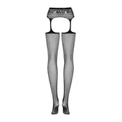 Obsessive nogavice s podvezicami S307, XL/XXL