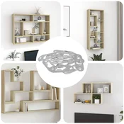 Vješalica s rupom 3673 pcs Srebrno 45 x 16 x 3.5 mm Željezo