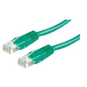 Roline UTP CAT6 patch kabel 5m, zelen