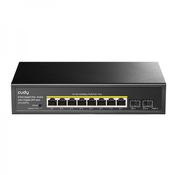 GS1018PS2 16-Port Gigabit PoE+ Switch with 2 Uplink Gigabit Ports and 2 Gigabit SFP Slots 200W
