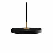 Črna LED viseča svetilka s kovinskim senčnikom o 31 cm Asteria Mini – UMAGE
