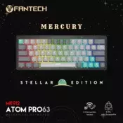 Tastatura Mehanicka Gaming Fantech MK912 RGB ATOM PRO63 Wireless Mercury (blue switch)