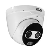 BCS BCS-P-EIP242FSR3-THT-AI1(0202) Termalna IP kupolna kamera z detekcijo požara in alarmom